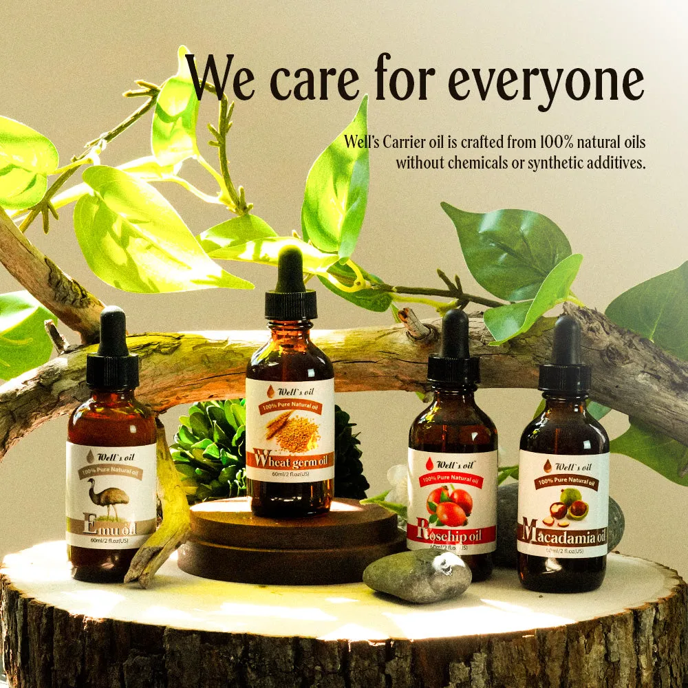 100% Pure Natural Carrier Oil | Macadamia | 2 fl. oz.