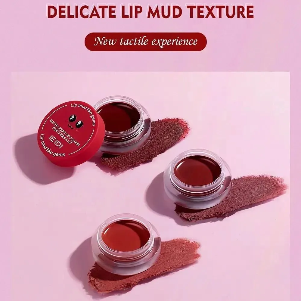 3pcs Lip and Cheek Creamy Korean Style Lip Muds