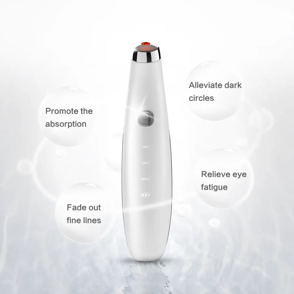 40º Warm Sonic Eye Massager with Red Light, TOUCHBeauty