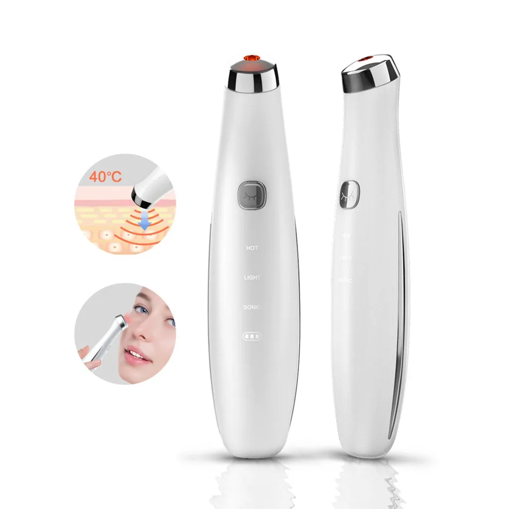 40º Warm Sonic Eye Massager with Red Light, TOUCHBeauty