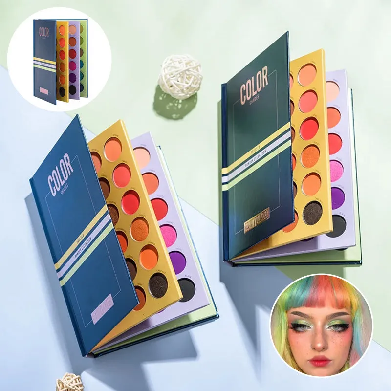 72-Color Book Eyeshadow Palette