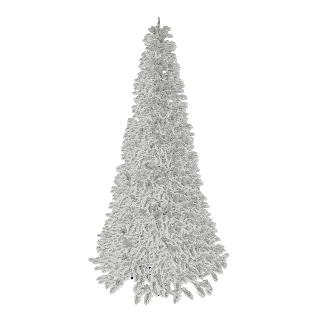 8' Prince Flock® Artificial Christmas Tree with 550 Warm White LED Lights