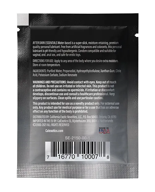 After Dark Essentials Water-Based Personal Lubricant Sachet - .08 oz