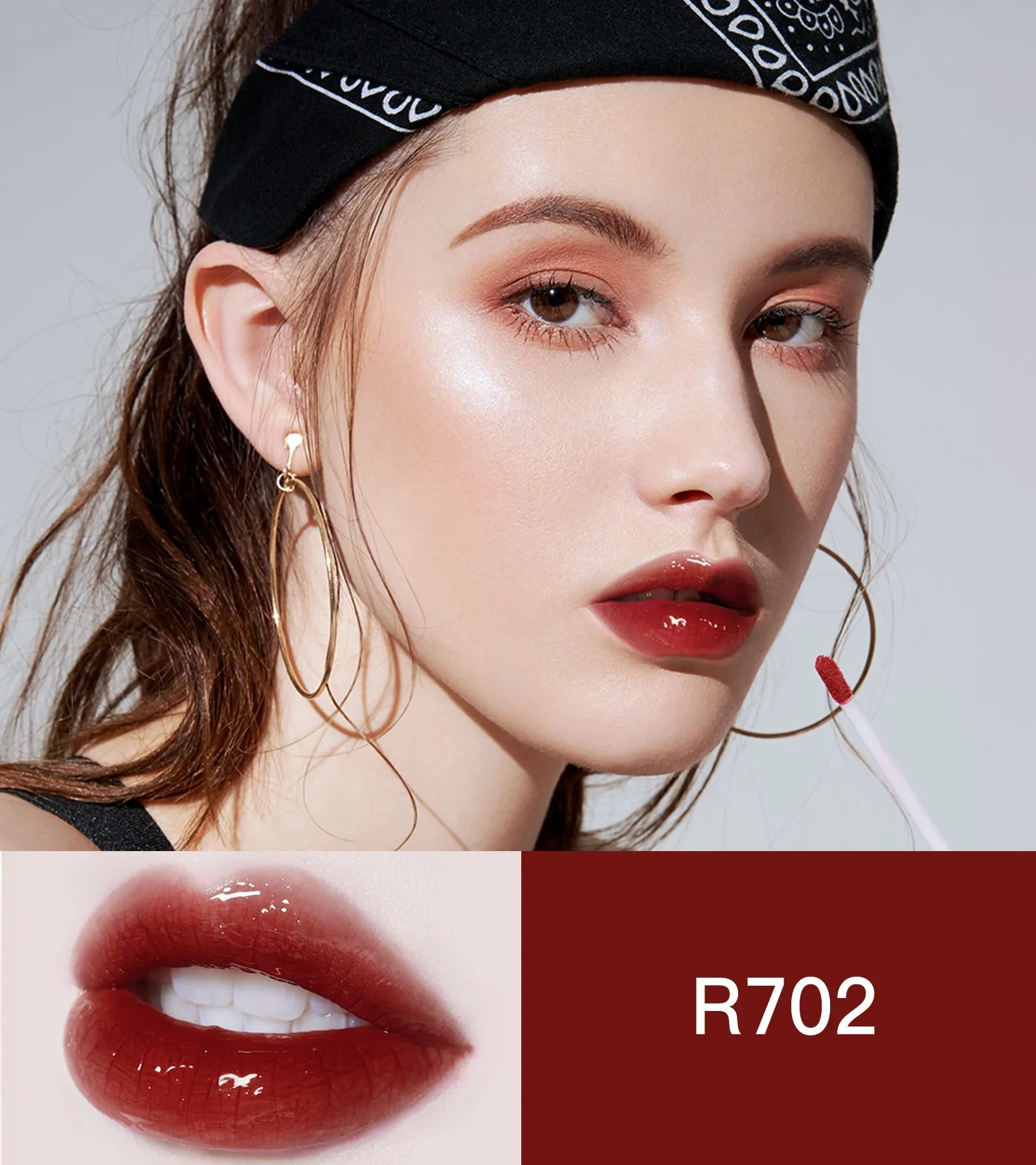 Airy Lip Gloss Mirror Series R702 Red