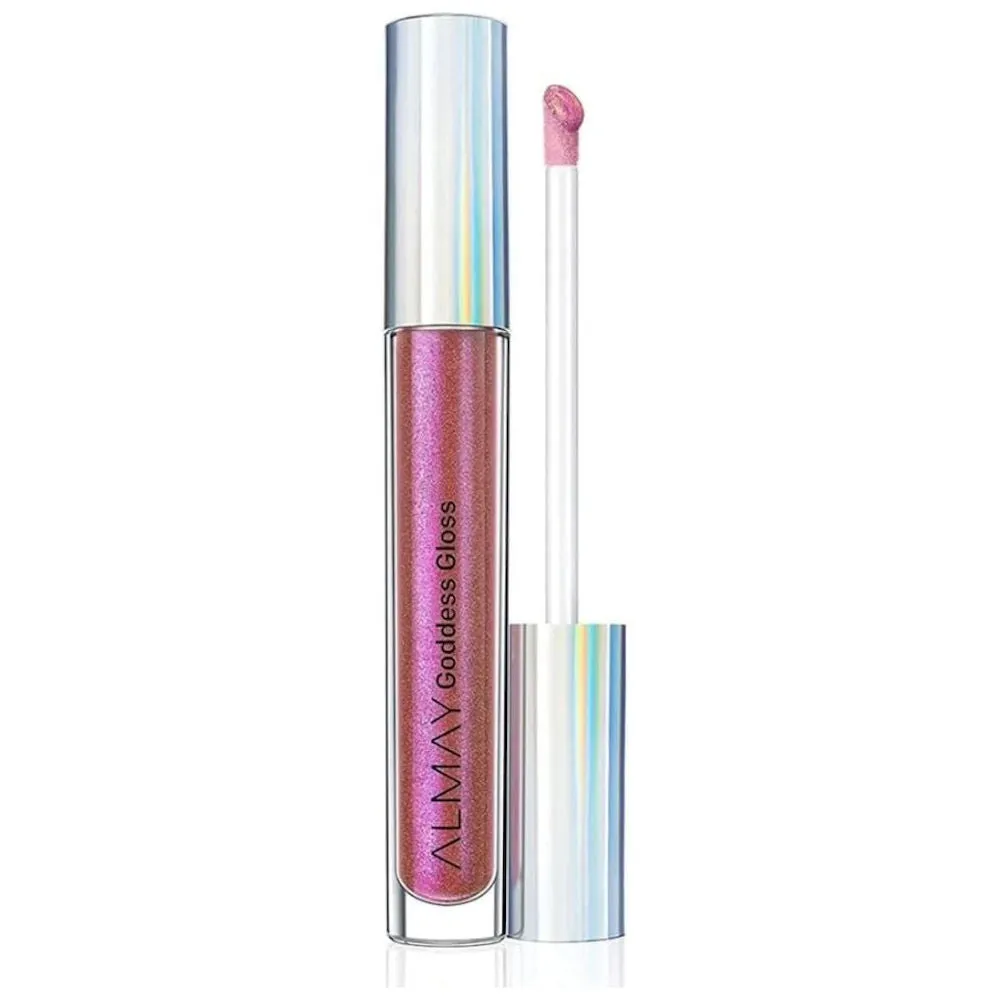 Almay Goddess Shimmer Lipgloss - Flame Pink Shiny Finish Long-Lasting Hydrating Formula Vibrant Colour