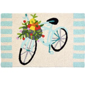 Bicycle w/ Fruit Basket Accent Rug - 20" x 30"