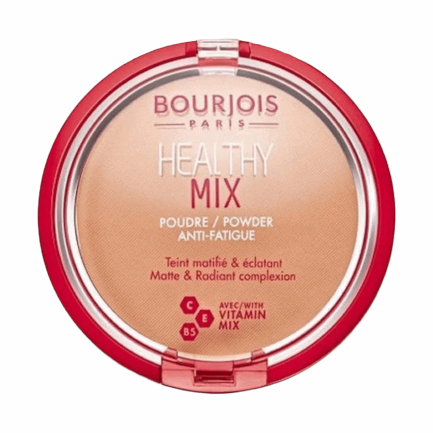 Bourjois Healthy Mix Powder Anti-Fatigue Face Powder, 04 Golden beige