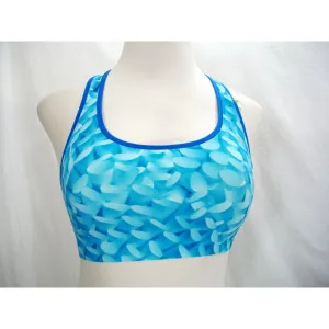 Champion B9504 Absolute Racerback Sports Bra with SmoothTec Band MEDIUM Blue Wave