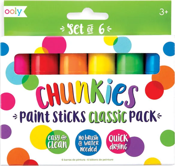 Chunkies Paint Sticks - Classic Pack (Set of 6)