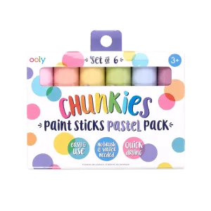 Chunkies Pastel Paint Sticks - Set of 6