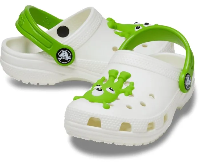 Crocs Toddler Classic Glow-In-The-Dark Alien Clog - Multi