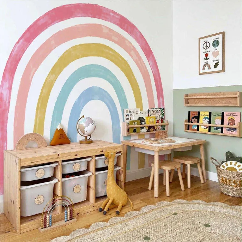 Extra Large Fabric Multicoloured Rainbow Wall Stickers