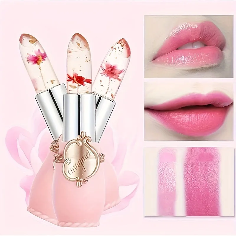 Flower Jelly Waterproof Lip Balm 1 Set