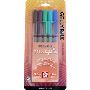 Gelly Roll Moonlight 06 Fine Point Gel Pen 5 Color Set