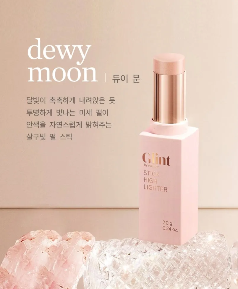 Glint X JEYU Stick Highlighter 01 Dewy Moon 7g Facial Glow Shimmer Makeup Beauty