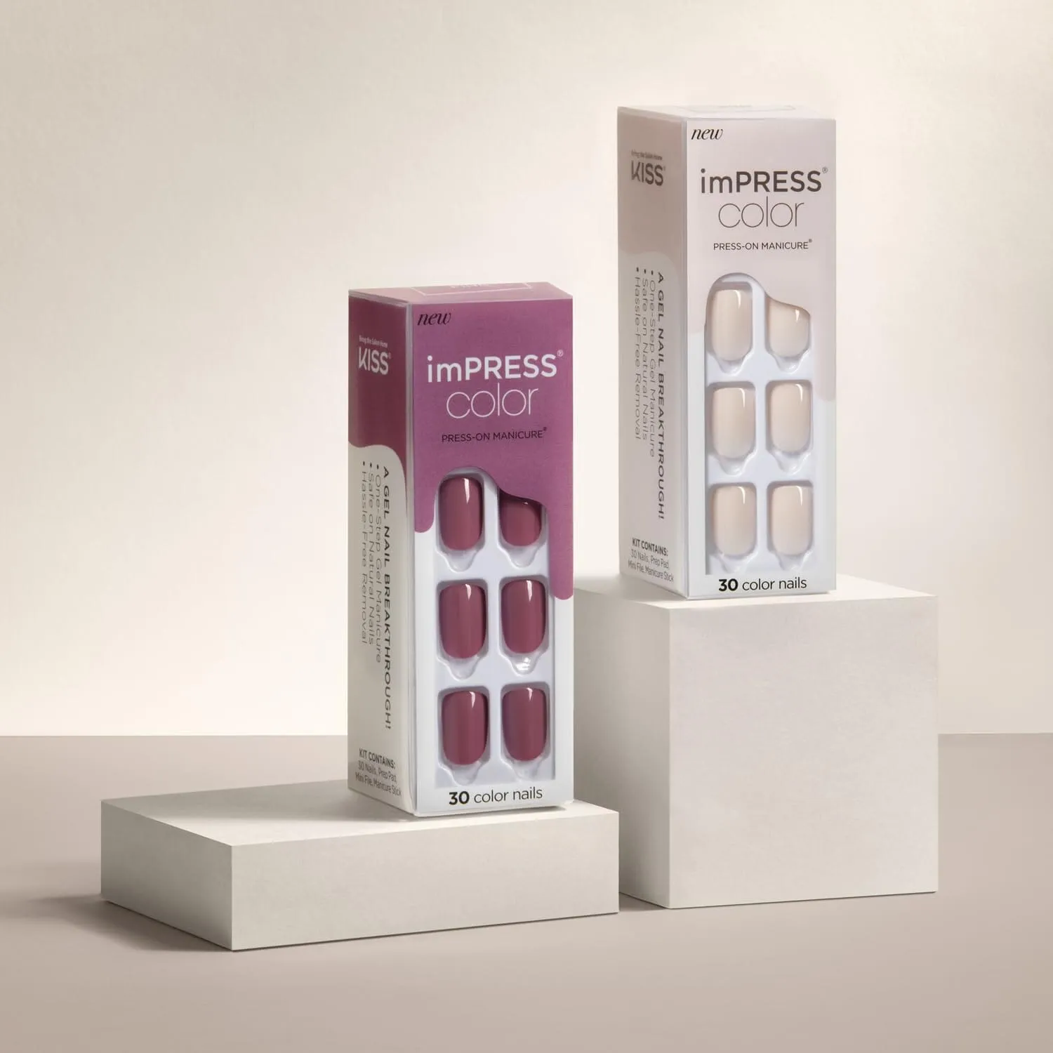 imPRESS KISS |  No Glue Mani Press On Nails