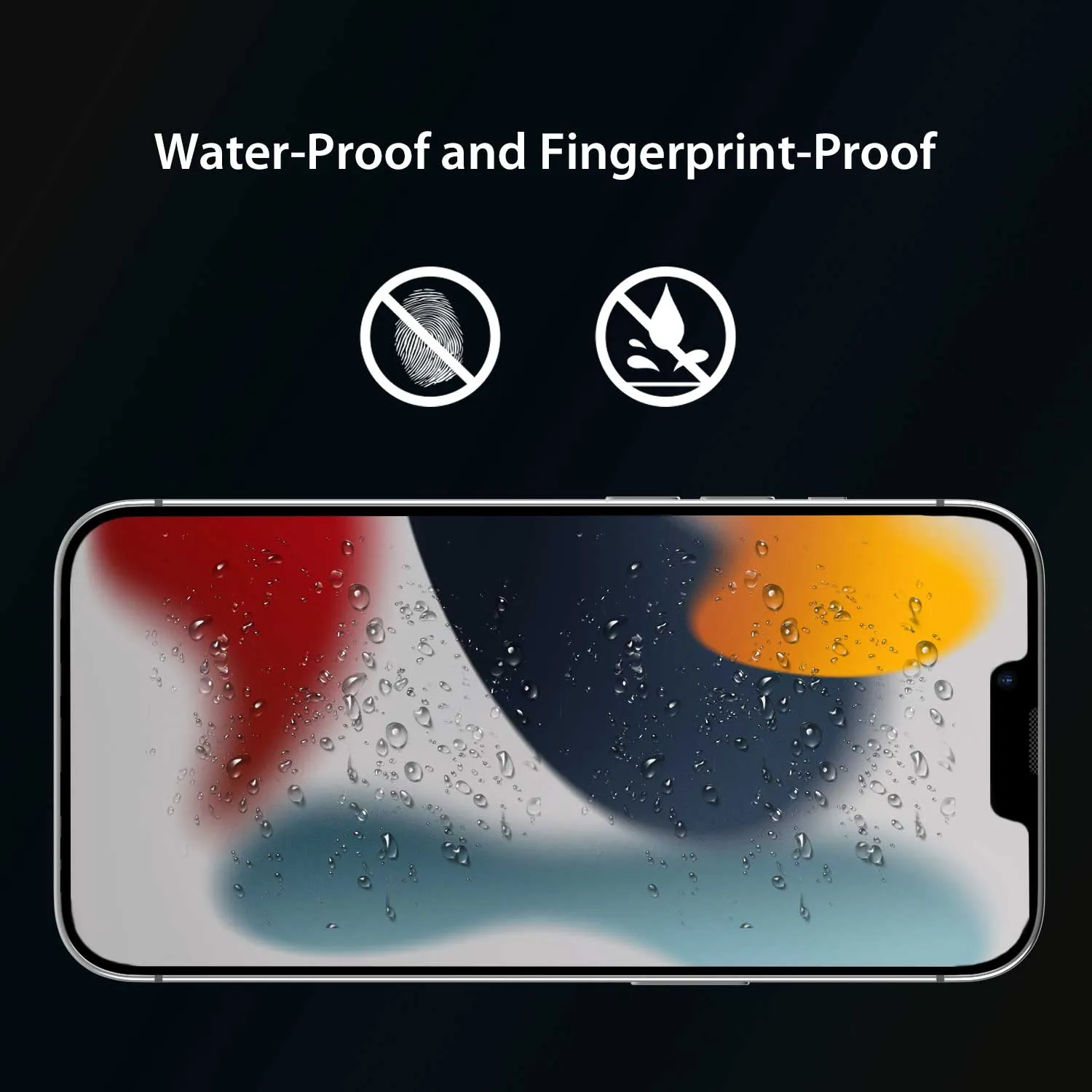 iPhone 13 Pro Full Tempered Glass Screen Protector 2 Pack