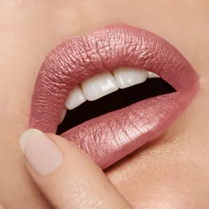 Jet Set | A Frosted Blush Rosy Pink Liquid Lipstick