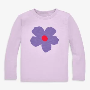 Long sleeve violet tee