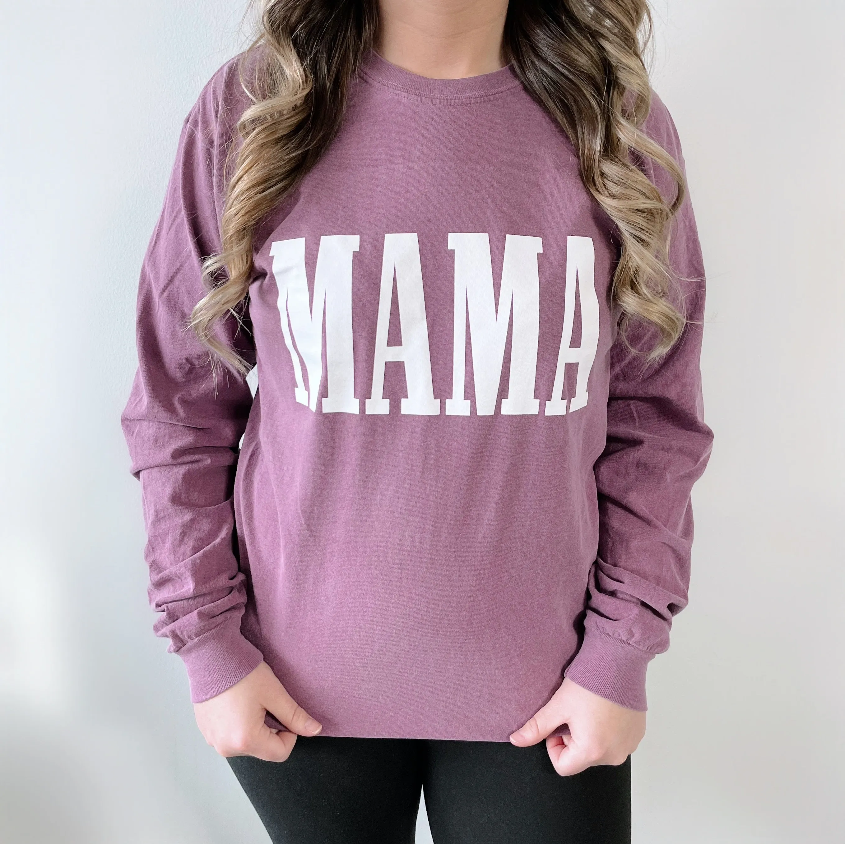 MAMA • Plum Long Sleeve