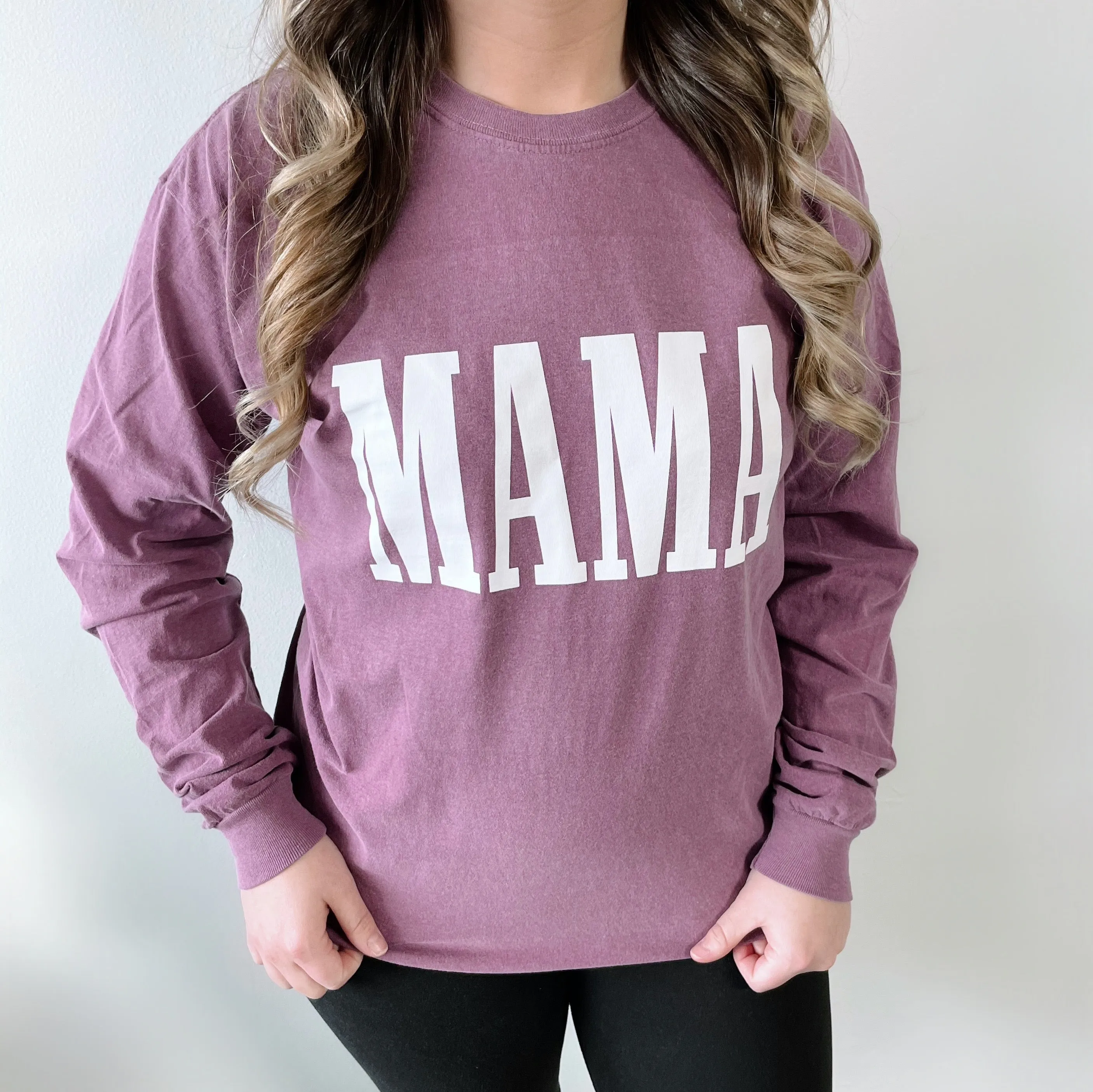 MAMA • Plum Long Sleeve