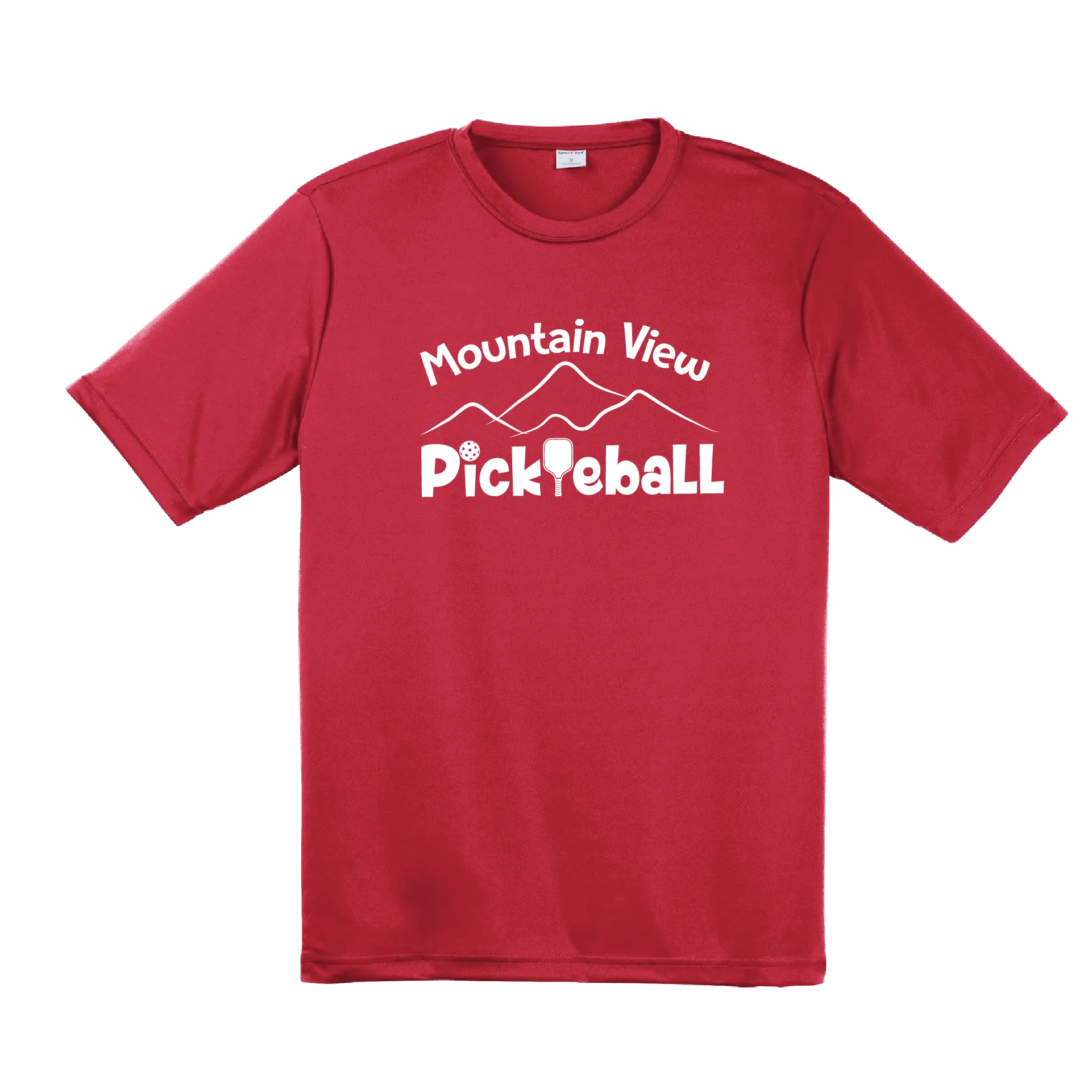 Mountain View Pickleball Club | Men's Short Sleeve Pickleball Shirt | 100% Polyester