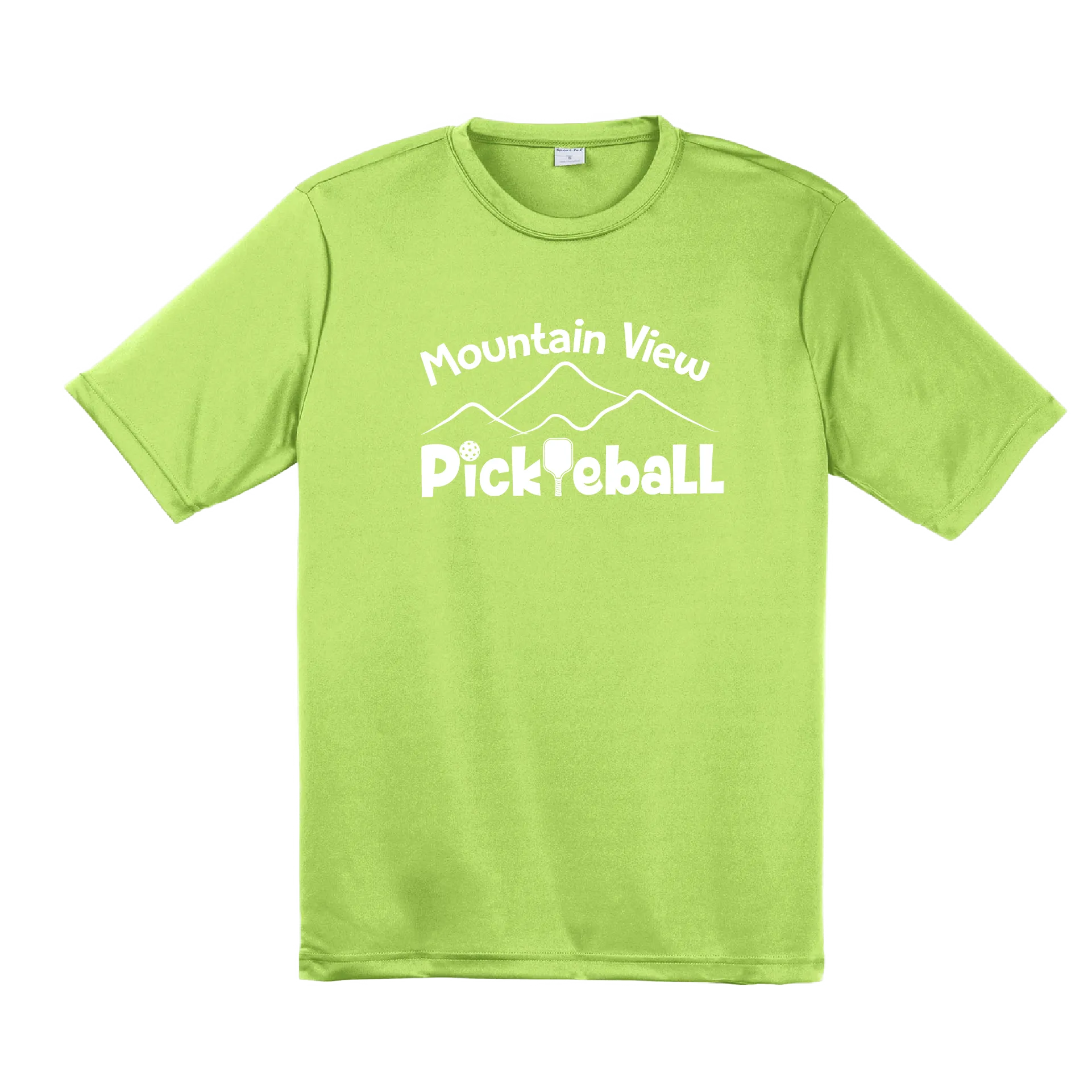 Mountain View Pickleball Club | Men's Short Sleeve Pickleball Shirt | 100% Polyester