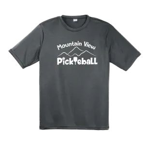 Mountain View Pickleball Club | Men's Short Sleeve Pickleball Shirt | 100% Polyester