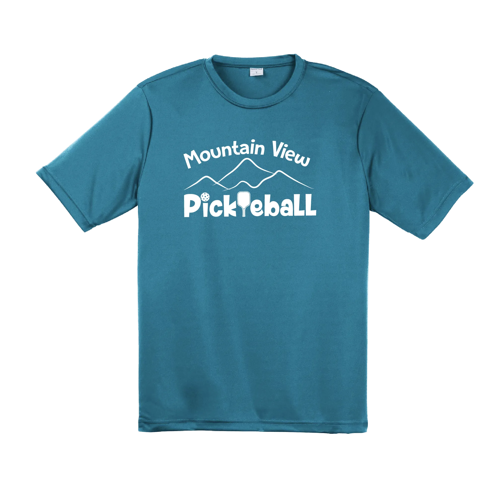 Mountain View Pickleball Club | Men's Short Sleeve Pickleball Shirt | 100% Polyester