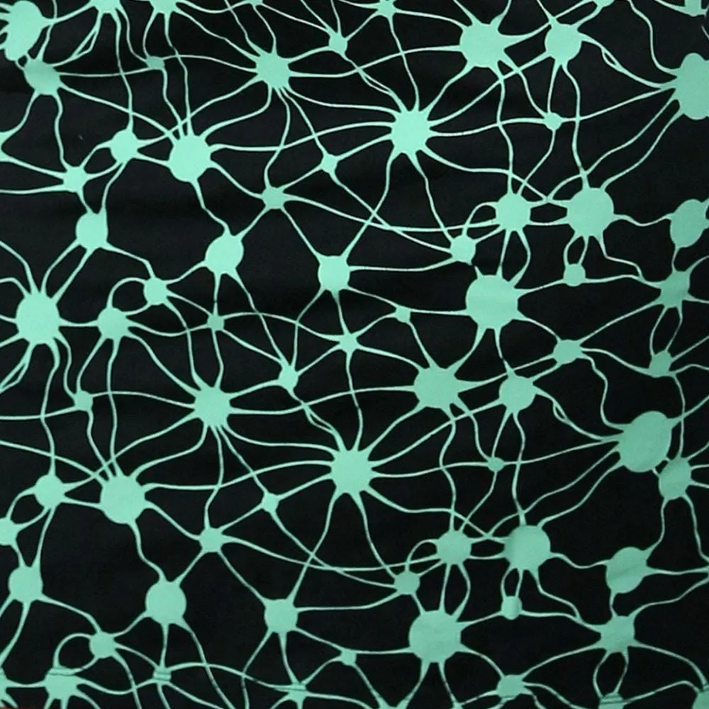 Neurons Glow-in-the-Dark Fit & Flare Dress