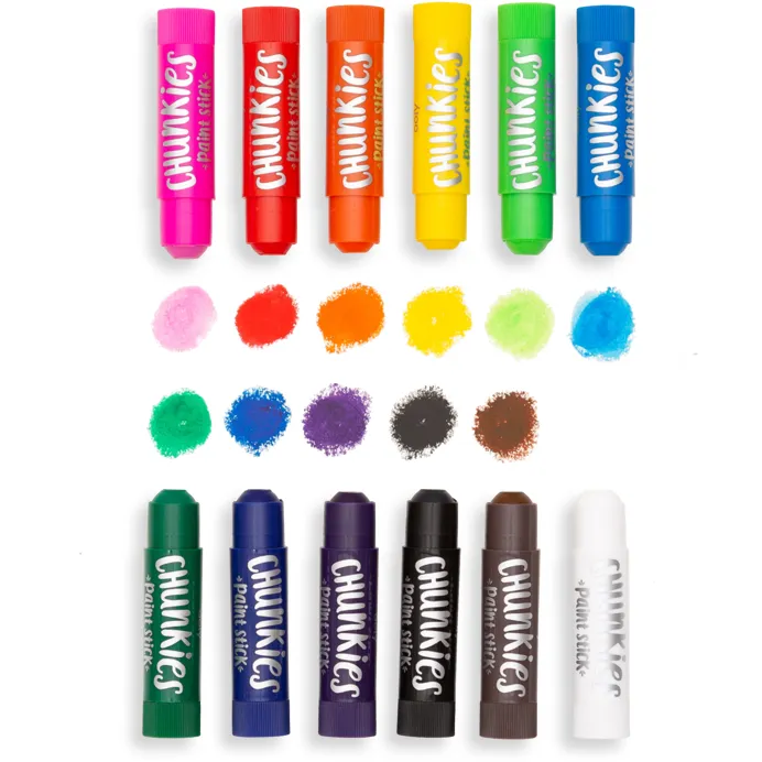 Ooly Chunkies Paint Sticks: Set of 12