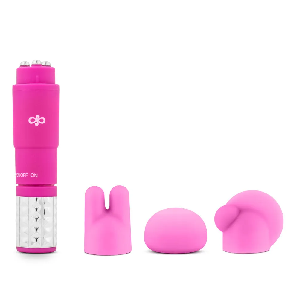 Rosé By Blush® | Revitalize Pink Vibrating 3-Piece Massage Wand Kit