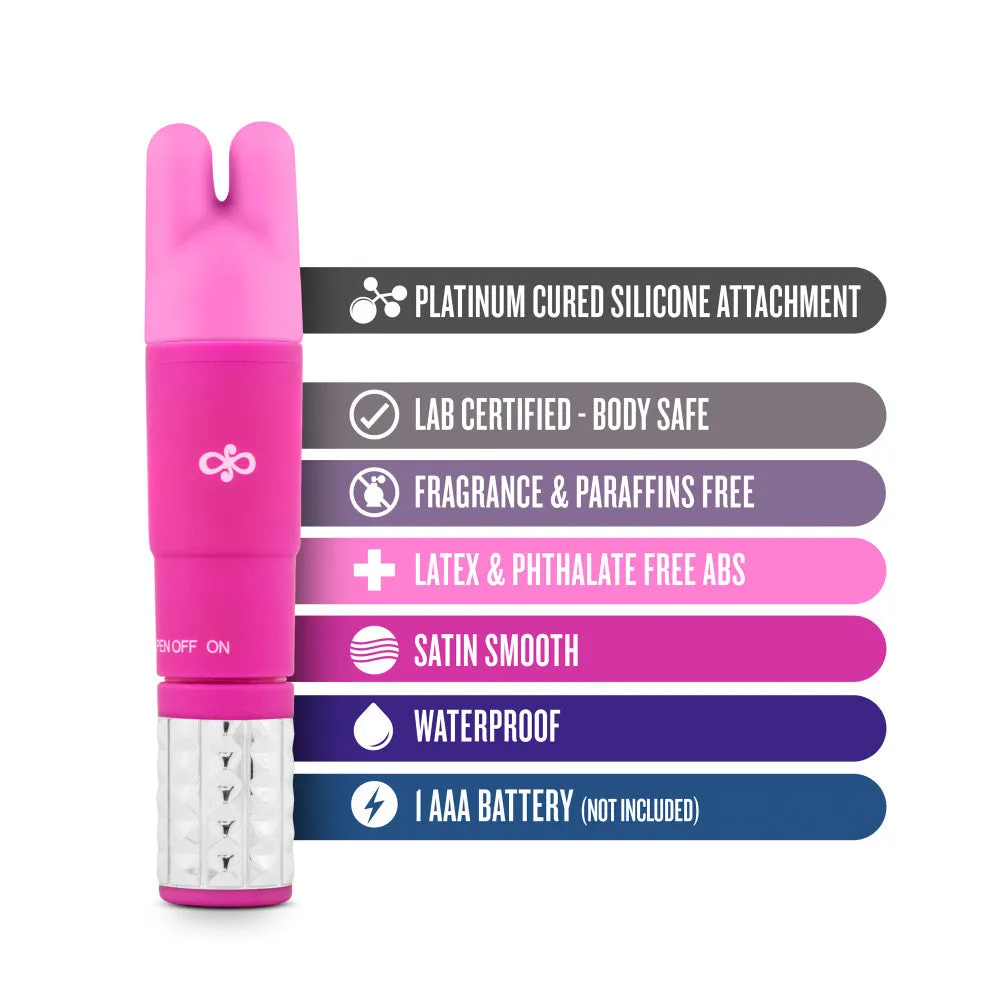 Rosé By Blush® | Revitalize Pink Vibrating 3-Piece Massage Wand Kit