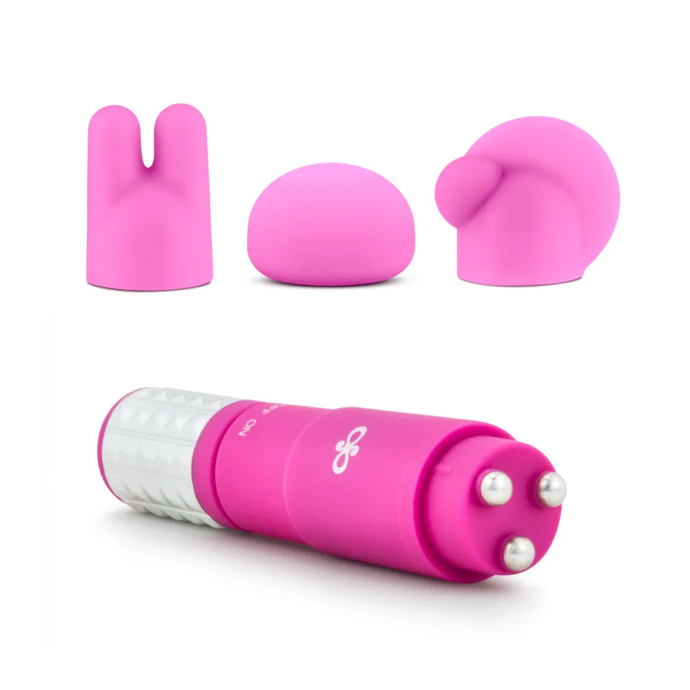 Rosé By Blush® | Revitalize Pink Vibrating 3-Piece Massage Wand Kit