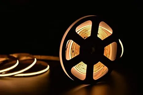 White LED Strip Light Dimmable COB LED Strip Lights Kit Daylight White Under Cabinet LED Tape Lights with Self-Adhesive for Kitchen Bedroom Home DIY