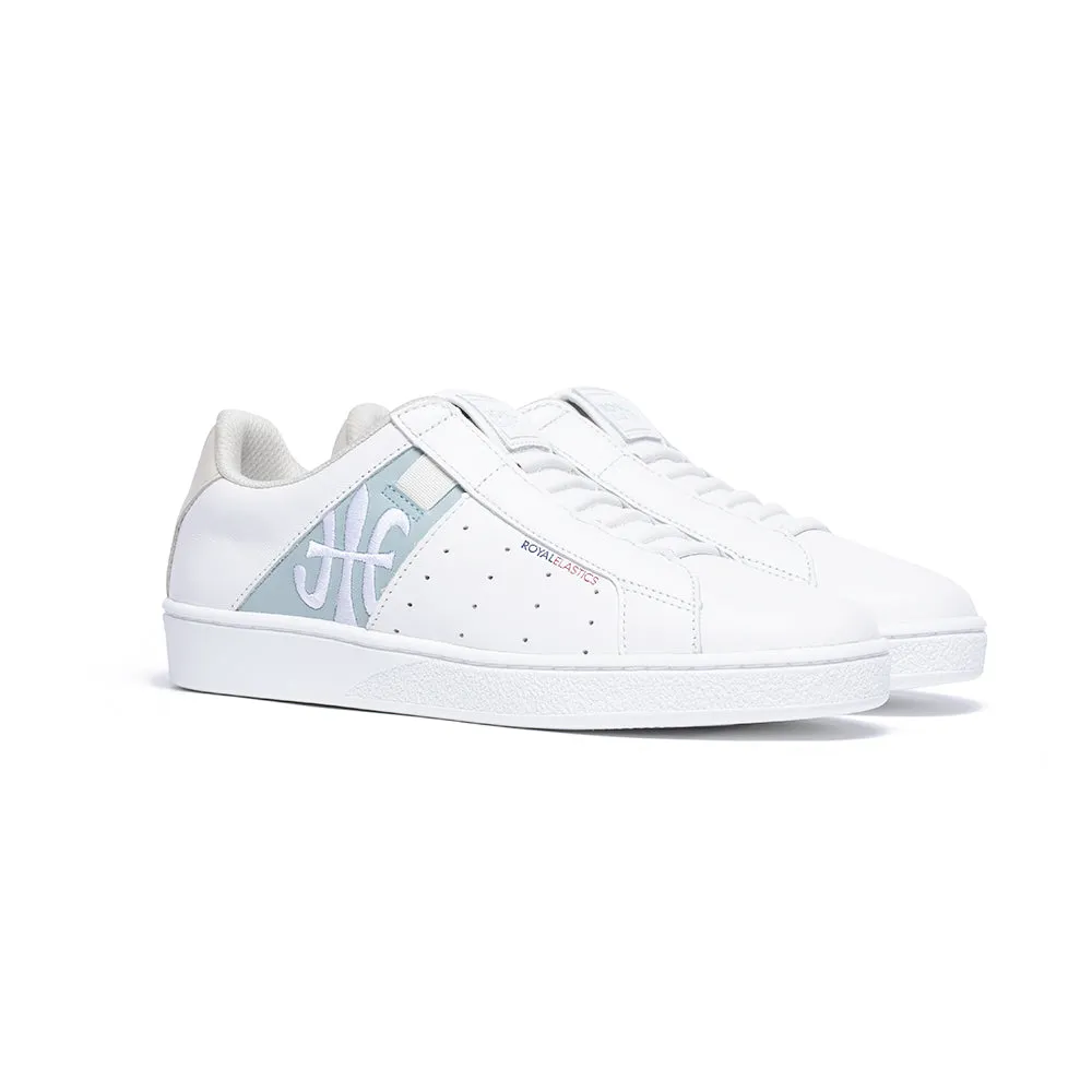 Women's Icon Genesis White Blue Leather Sneakers 91994-050